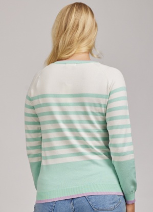 Mudflower Stripe Jumper With Pockets